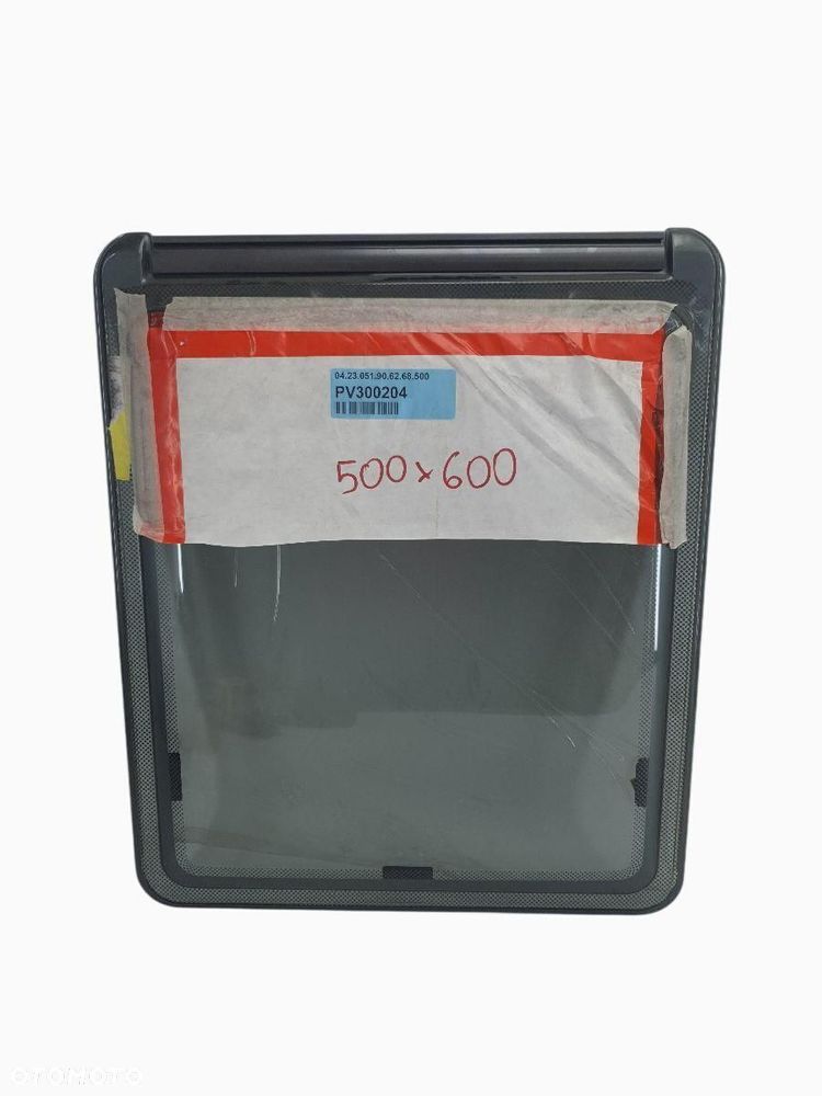 NOWA SZYBA OKNO POLYPLASTIC KAMPER PRZYCZEPA 500x600 POLYPLASTIC - 1