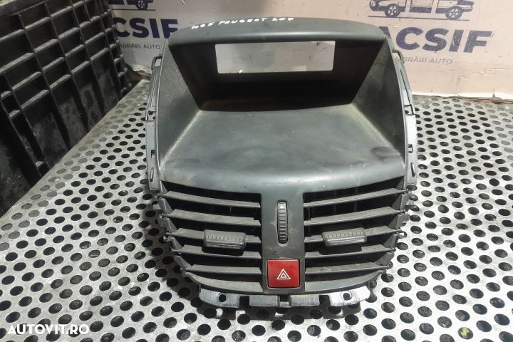 Grila ventilatie bord centru 96724726ZD 96724726ZD Peugeot 207 1 [200 - 1