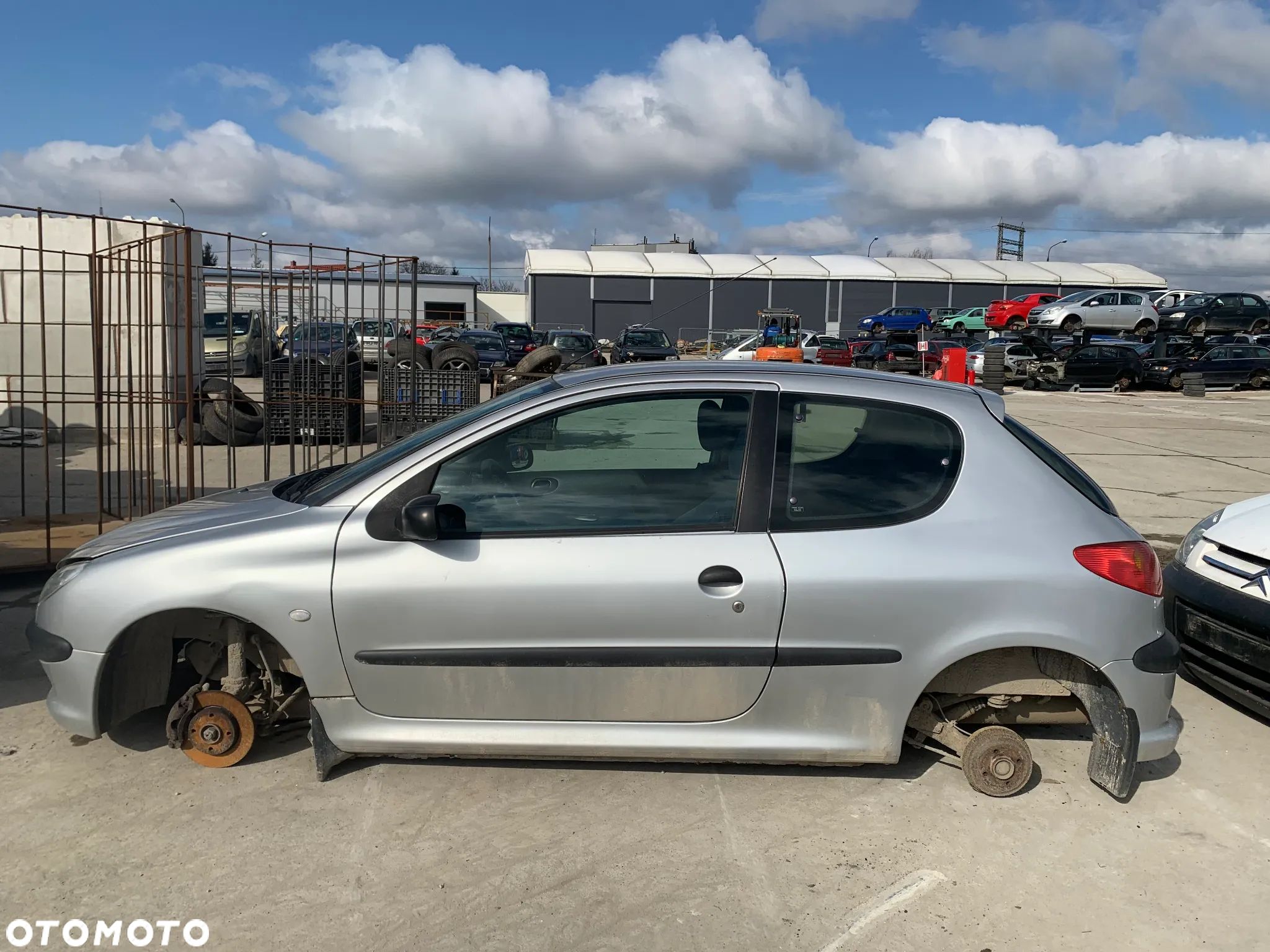 PEUGEOT 206 *SAMOCHÓD NA CZĘŚCI* 83 LAMPA LUSTERKO DRZWI MASKA KLAPA BELKA ZDERZAK BŁOTNIK PRAWA LEWA PRZÓD TYŁ - 1