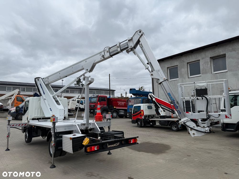 Nissan Podnośnik Koszowy Multitel MJ 201 21 Metrów 13 w Bok Tylko 960 MTH ! Kosz 225  KG! Zwyżka! Ogon  ! UDT! jak Wumag Ruthmann GSR - 16