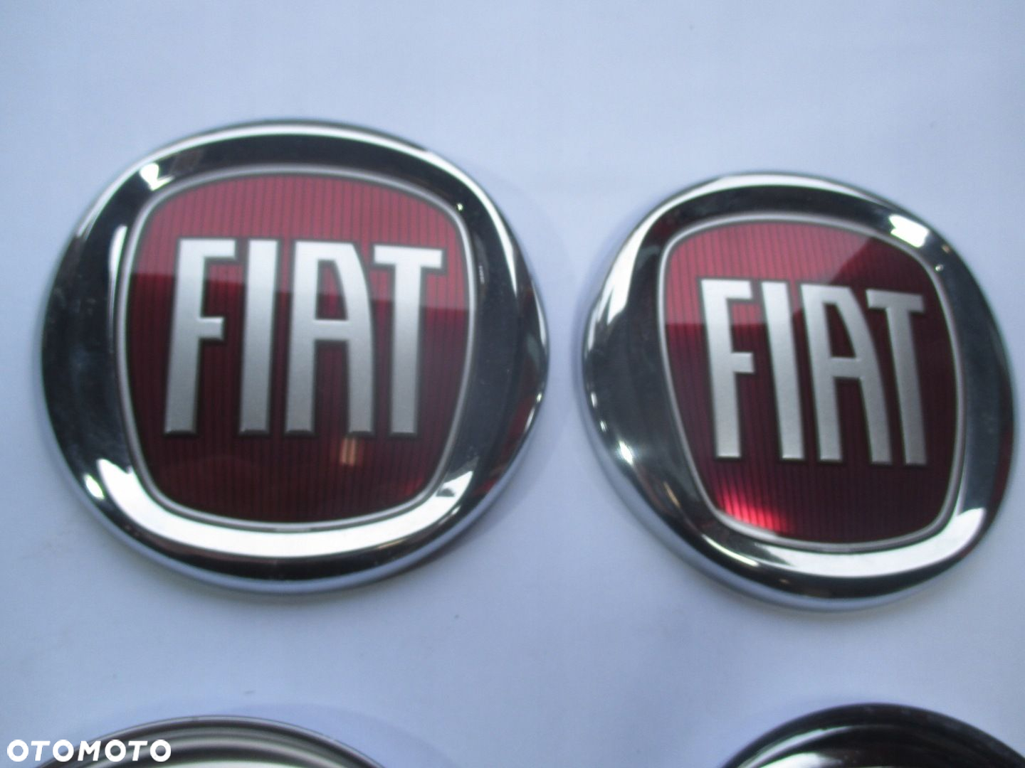 EMBLEMAT ZNACZEK LOGO FIAT SCUDO DOBLO FIORINO QUBO PRZÓD TYŁ 120mm OR NOWY - 6