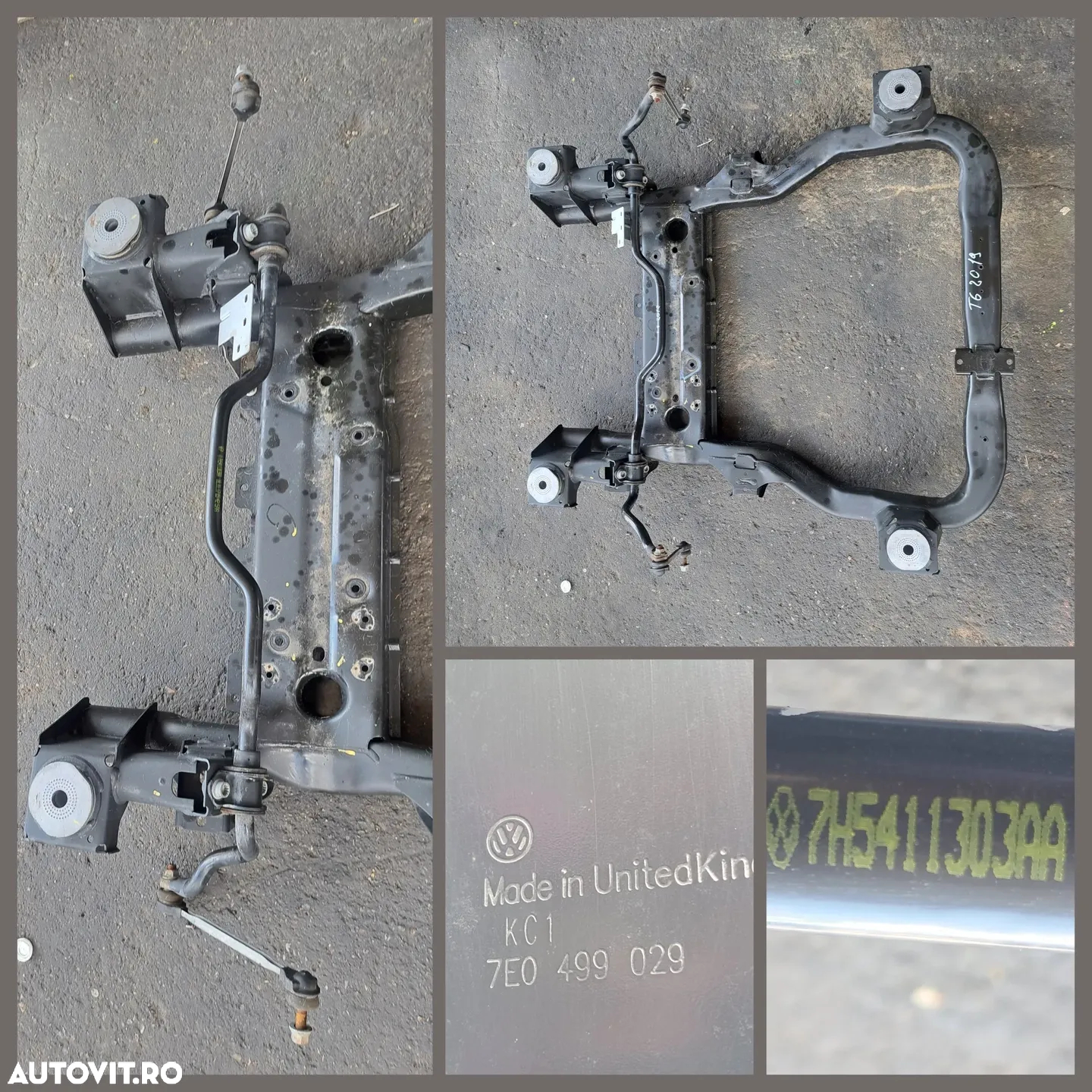 VW T6 2.0 tdi 2019 cutie de viteze manuala 5+1 planetara stg dr fata kit ambreiaj LUK placa disc rulment volanta amortizor arc - 10