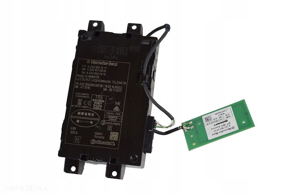 ładowarka indukcyjna mercedes w222 antena nfc - 1