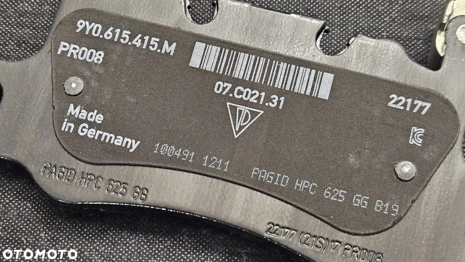Nowe Klocki hamulcowe tył Porsche 911 992 S 4S 992698075P 992.698.075.P - 2