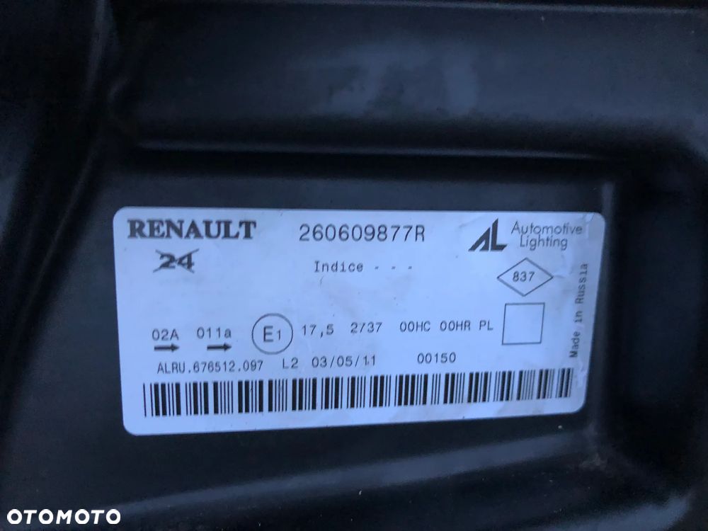 Dacia Duster II Led Europa Lampa lewa 260609367r - 5
