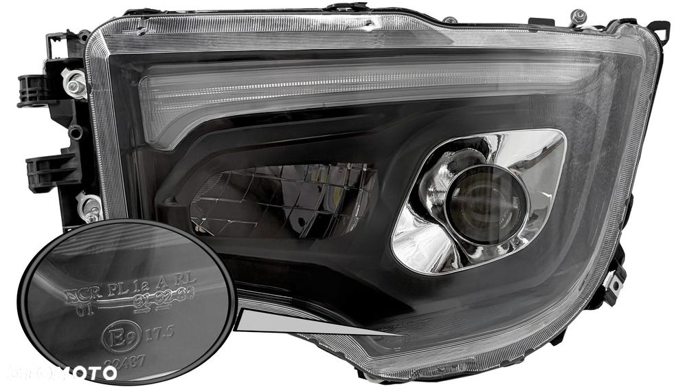 mercedes arocs mp5 actros reflektor lewa full led - 2