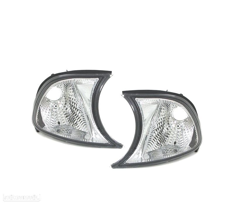 PISCAS FRONTAIS E46 01-03 COUPE CABRIO FUNDO CROMADO - 1