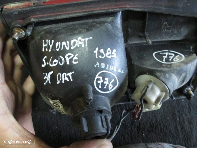 Farol Tras REF0776 HYUNDAI S COUPE 1985 3P DRT - 3