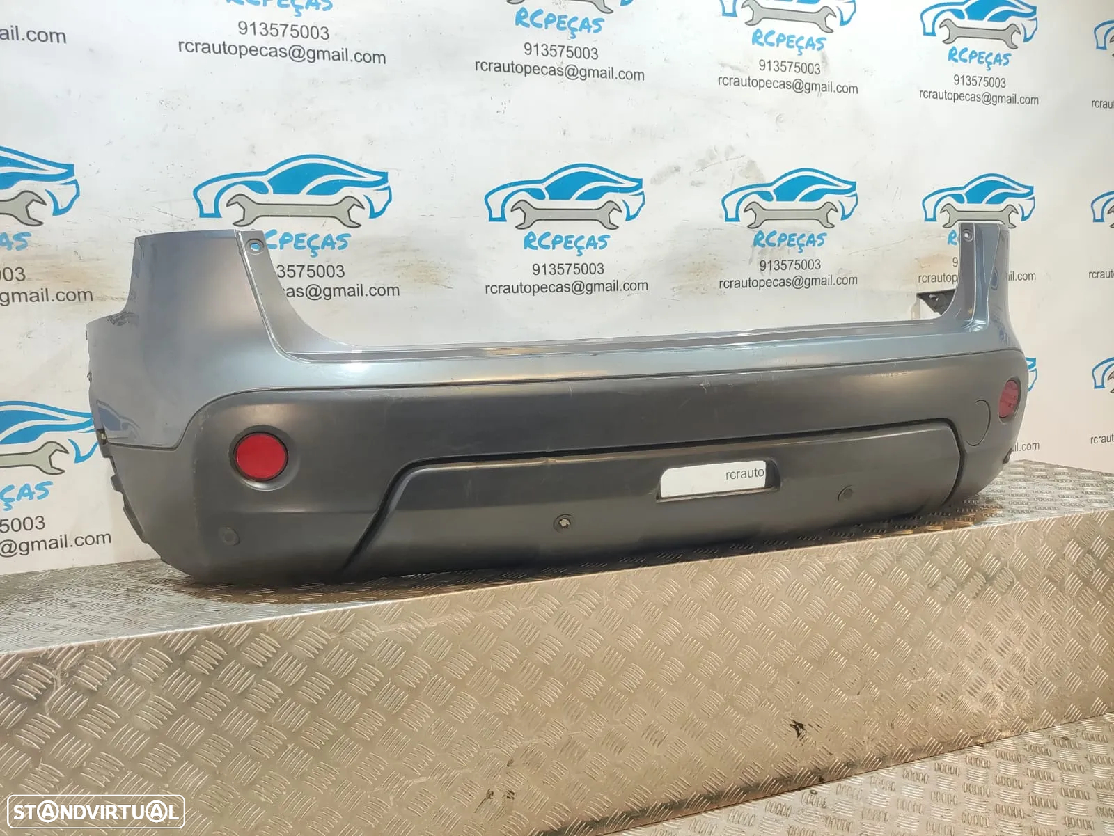 Parachoques Traseiro Original Nissan Qashqai J10 Sensores De Estacionamento 85022-JD00H - 3