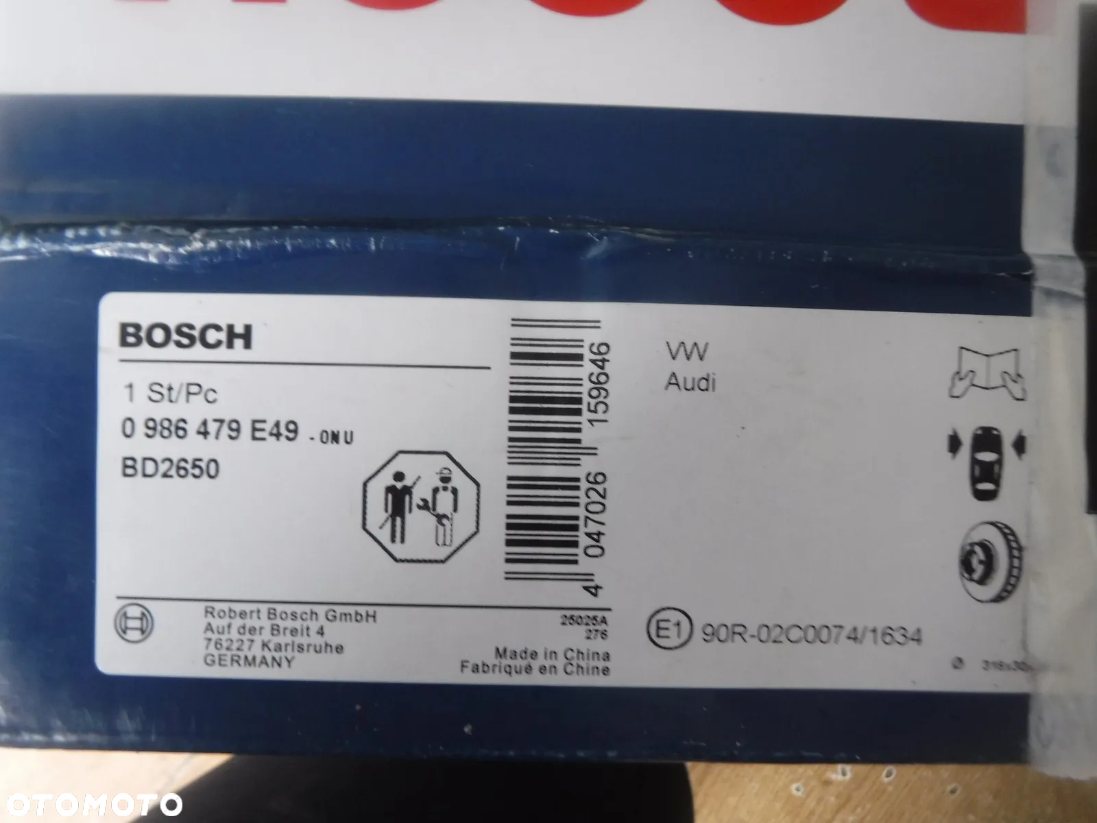 audi a4 b9 a6 c8 q5 tarcze hamulcowe  bosch 318mm nowe - 2