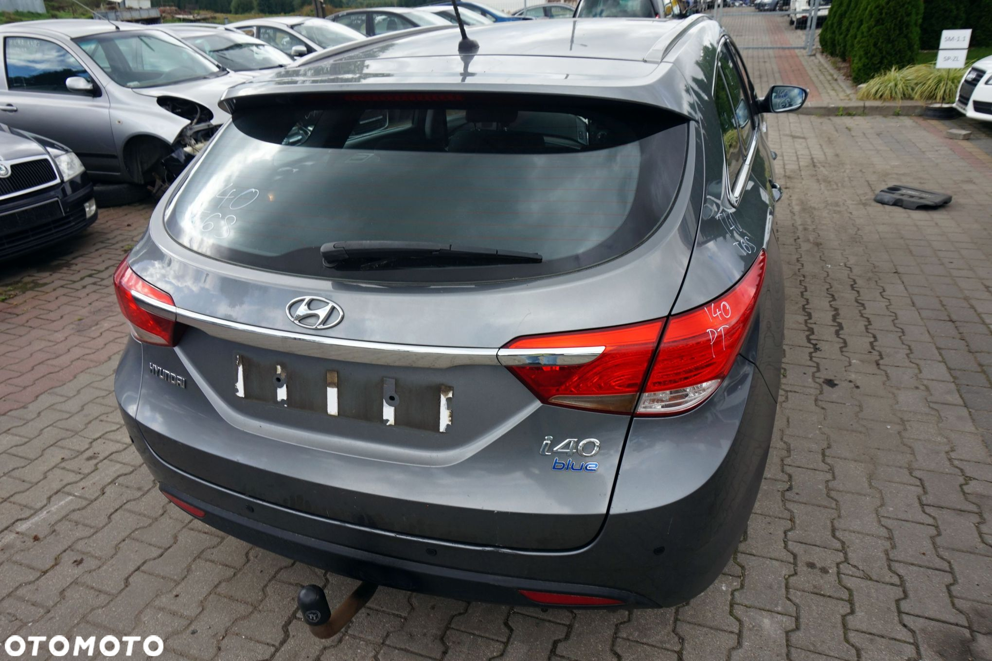 KLAPA BAGAŻNIKA TYLNA I40 VF KOMBI T6S  SZARY HYUNDAI 2011-2014 - 2