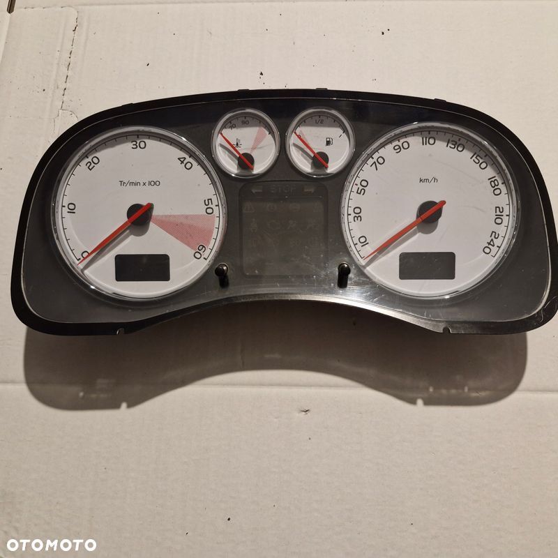 PEUGEOT 307 LIFT 2.0 HDI LICZNIK ZEGARY P9661323180 - 1
