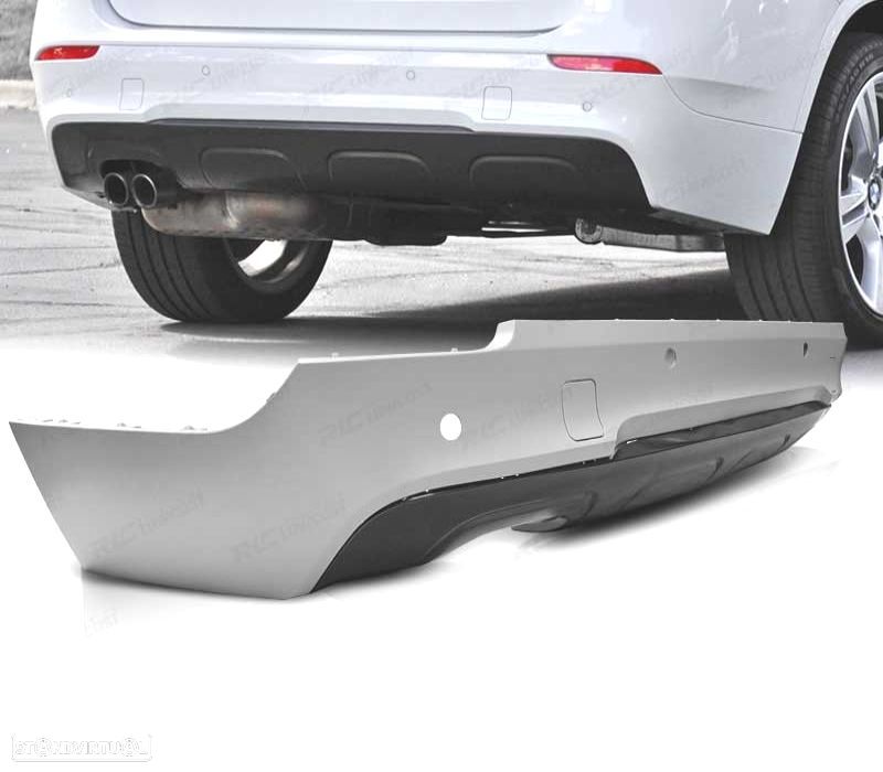 PARA-CHOQUES TRASEIRO BMW X1 E84 09-13 PDC LOOK M PDC - 5