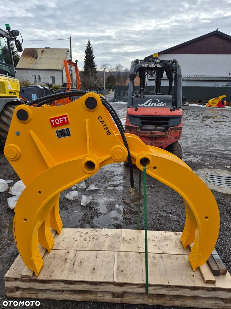 Chwytak 5cio palczasty, Szczęka Kleszcze Wyburzeniowe Kruszarka fi75mm CAT 315, TOFT ASC70. - 8