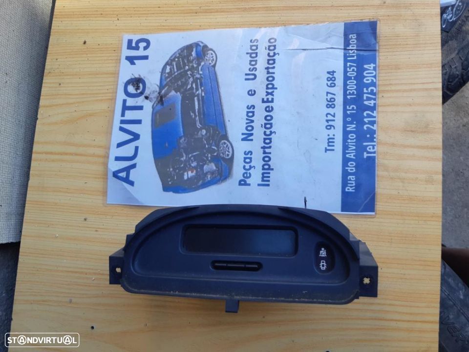 relógio  / mostrador digital Renault Clio 1.2 - 1
