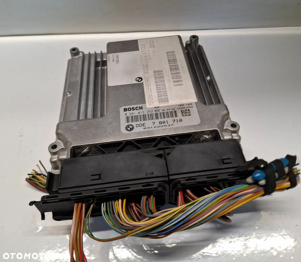 KOMPUTER STEROWNIK SILNIKA 2.0D 7801710 BMW E90 E91 E92 E93 E87 E81 M47 SLASK WYSYLKA - 1