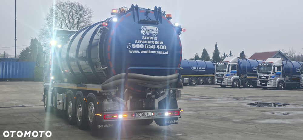 MAN TGX 43.580 10x4 asenizacyjny cysterna 32m3 DEMAG beczka zabudowa 2024 - 12