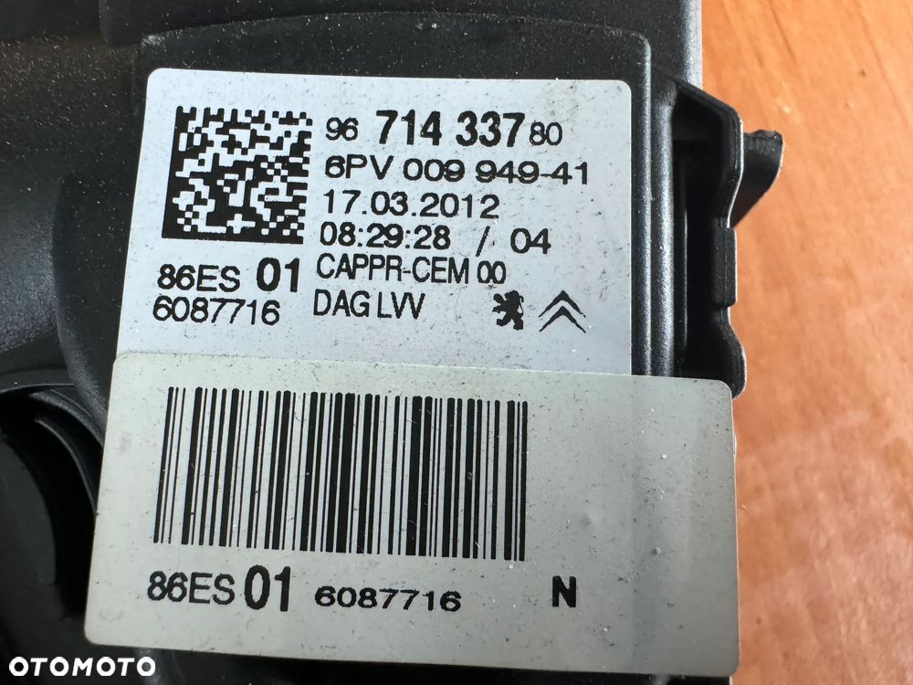 Peugeot Citroen pedał gazu potencjometr 9671433780 - 3