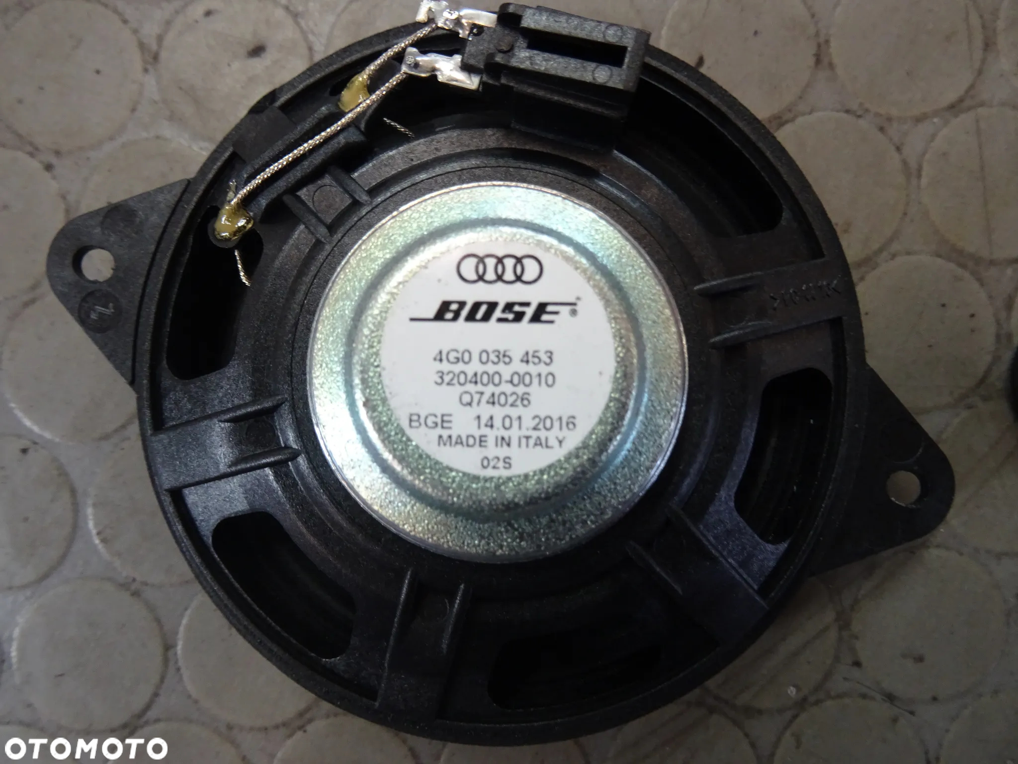 4G0035453 glosnik w deske BOSE Audi A6 C7 A7 czesci - 2