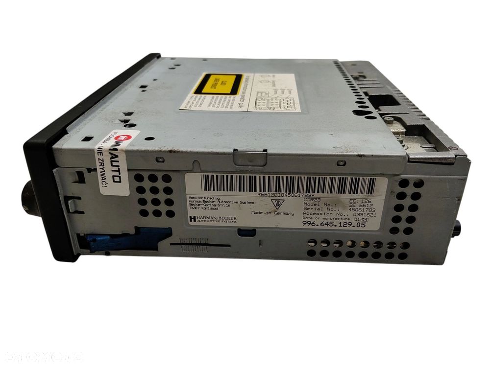 RADIO CD CDR-23 PORSCHE 911 996 BOXSTER 986 99664512905 - 4