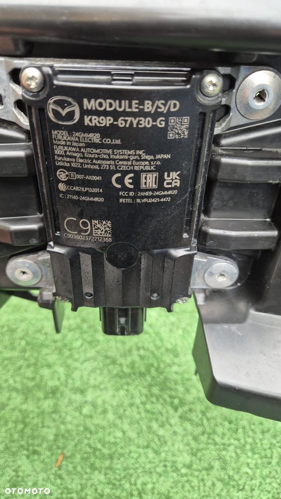 MAZDA 3 CX-30 CX60 CX80 CX90 RADAR ze wspornikiem Moduł Wspornik KR9P67Y30G KR9P BHSC502A1 BHSC - 4