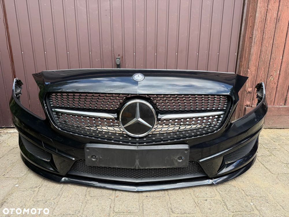 MERCEDES A KLASA W176 ZDERZAK PRZEDNI AMG XENON PDC RADAR KOMPLETNY 191 - 1