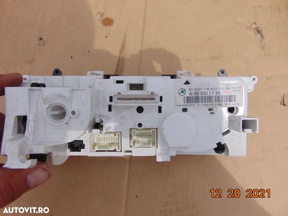 Panou comanda Ac clima Mercedes A Class w169 B Class w245 comenzi ac dezmembrez - 4