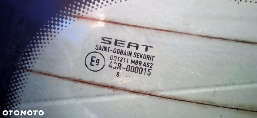 Szyba tylna klapy Seat Ibiza IV 3D HB - 2
