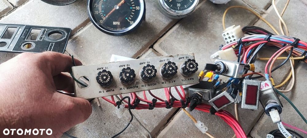 Zestaw zegarów  instalacja przełączniki do łodzi motorowej Glastron V174 - 4