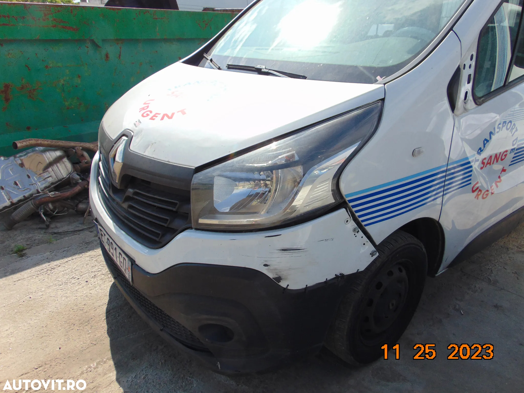 Bara fata Renault Trafic 3 an 2014-2019 spoiler bara fata trafic 3 - 6