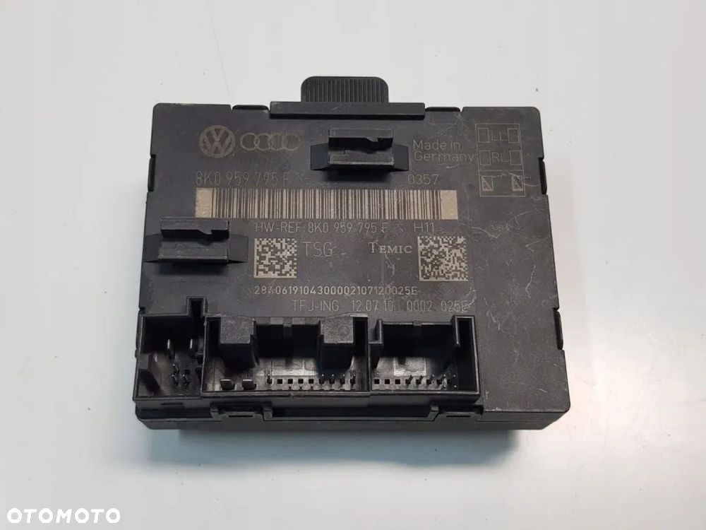 MODUŁ STEROWNIK DRZWI 8K0959795 VW AUDI SKODA SEAT - 1
