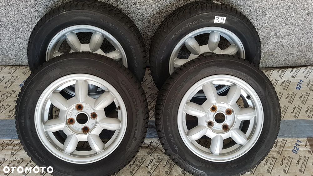 KOŁA CAŁOROCZNE TOYOTA HYUNDAI KIA SUZUKI 4X100 5.5JX14 ET45 185/60R14 - 1