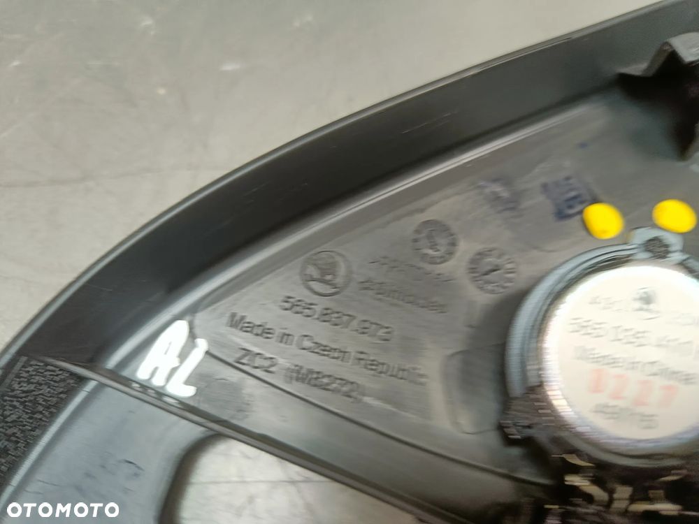 Głośnik Drzwi Lewy Lewa Zaślepka Skoda Kodiq Trójkąt osłona 565837973 565035411H - 8