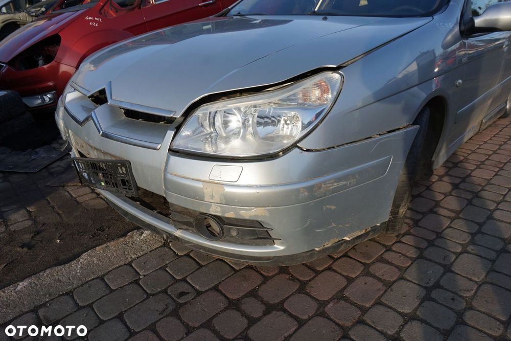 MASKA ZDERZAK BŁOTNIKI LAMPY C5 II LIFT EZRC  CITROEN 2004-2007 SREBRNY PRZÓD KOMPLETNY - 8