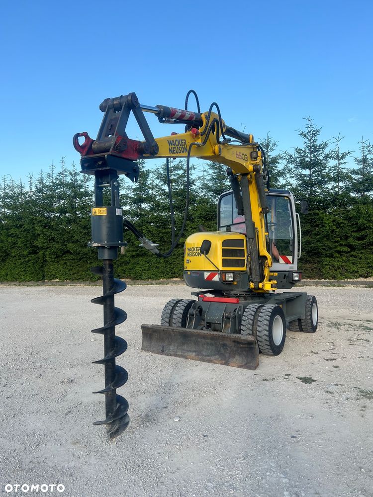 Wacker Neuson Koparka Kołowa 6 TON Wacker NEUSON 6503 -2 Pług Ramię Long 3 Łamane POWERTILT Lenhoff Klimatyzacja łyżki przedsiębierne MS03 6503 ew65 wiertnica  Takeuchi TB175W Yanmar B75W widły grabie - 17