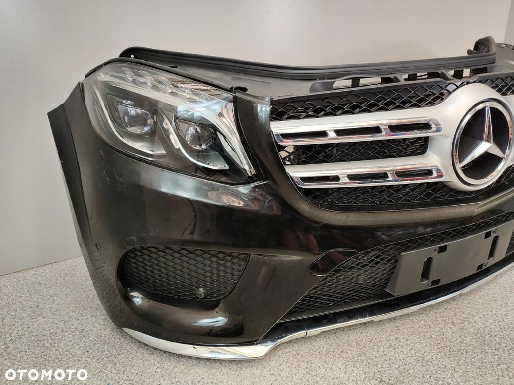 MERCEDES GLS W166 AMG ZDERZAK CHŁODNICE WZMOCNIENIE LAMPY FULL LED ILS - 7
