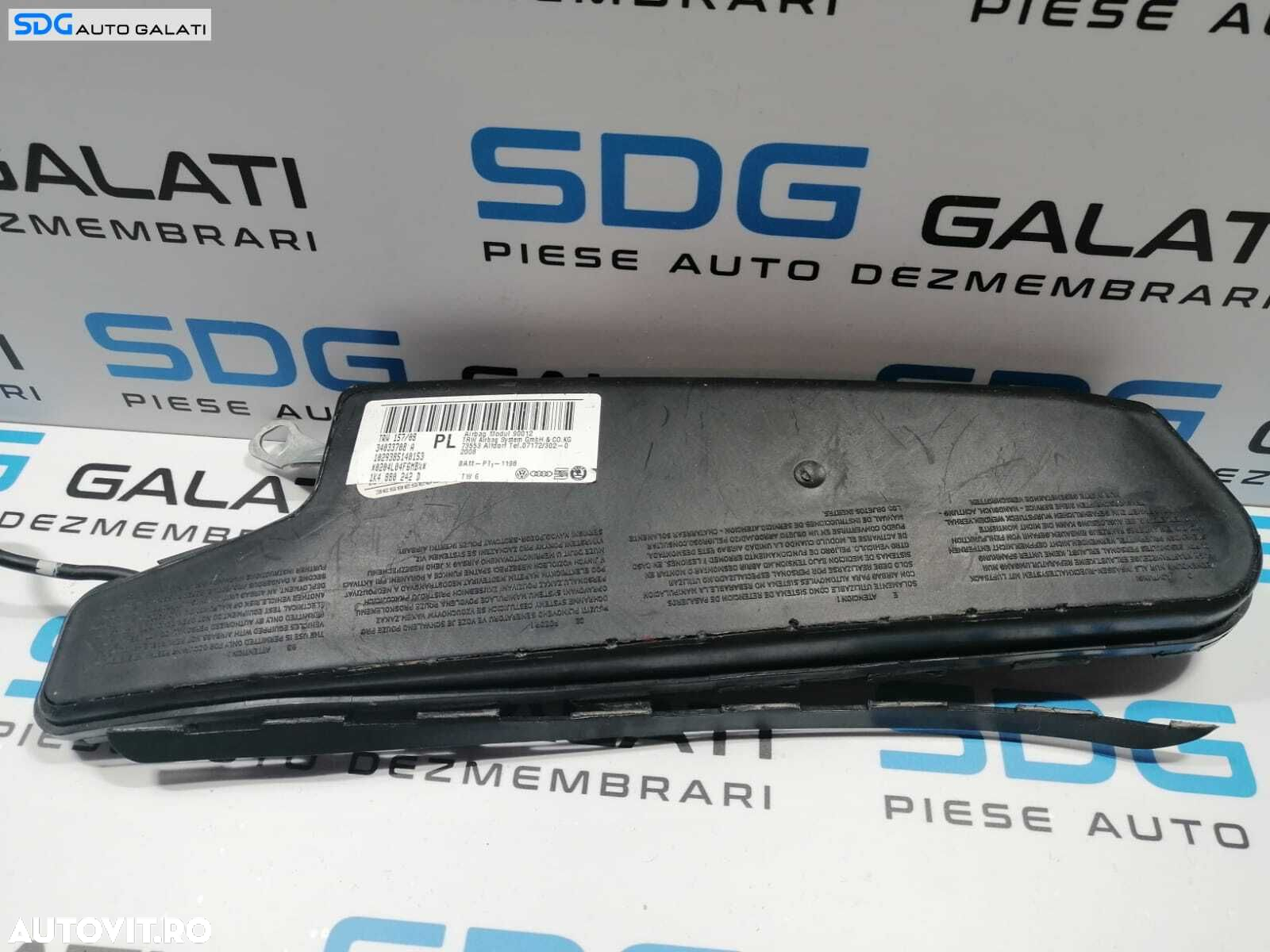Set Airbag - uri din Scaune Fata Stanga Dreapta Volkswagen Golf 5 2004 - 2008 Cod 1K4880242D 1K4880241D - 2