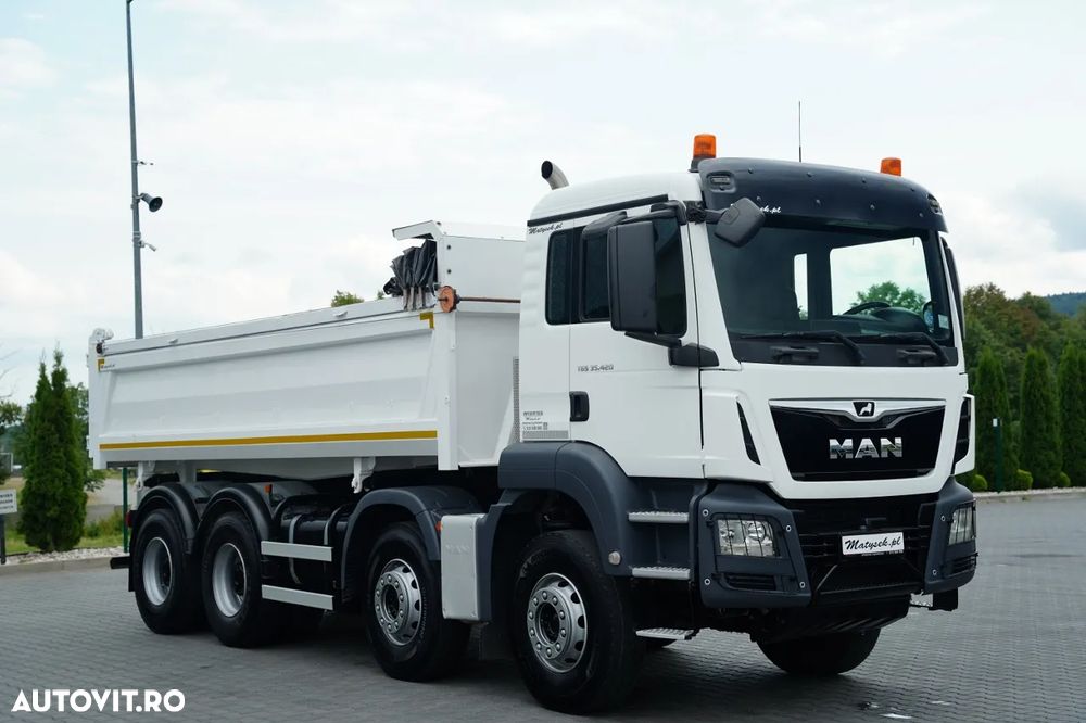 MAN TGS 35.420 / 8X4 / BASCULATOR 2 LATERAL / HYDRODOLT / MEILLER KIPPER / IMPORTAT - 17