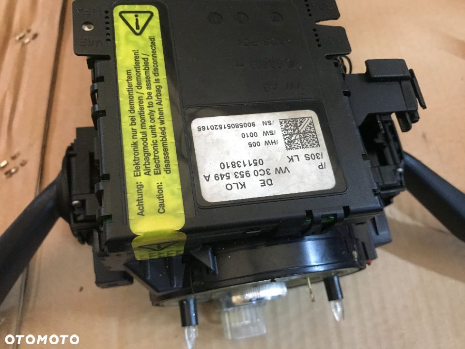 MODUL SKRETU PRZELACZNIK ZESPOLONY PASSAT B6  3C0953549A - 4