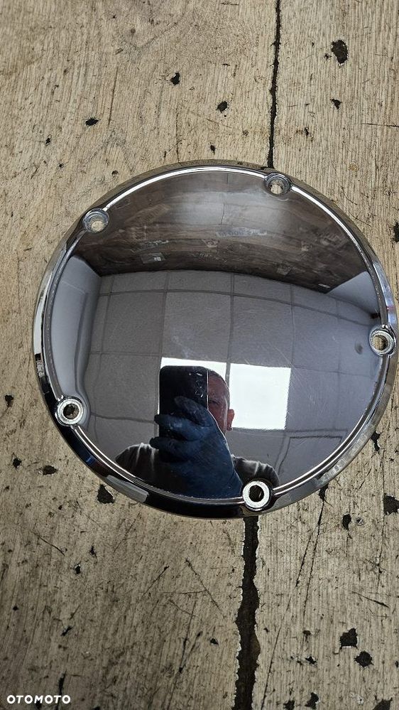 Pokrywa dekiel chrom rewizja inspekcja Harley Davidson - 2