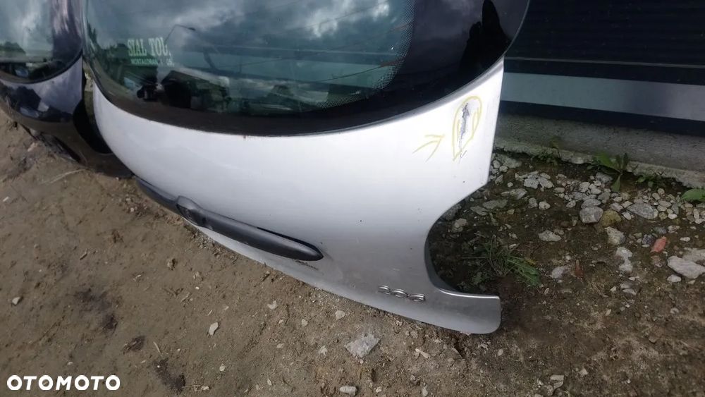 KLAPA PEUGEOT 206 HATCHBACK HB SREBRNA CZARNA (dostępne 3 klapy bagażnika) - 5