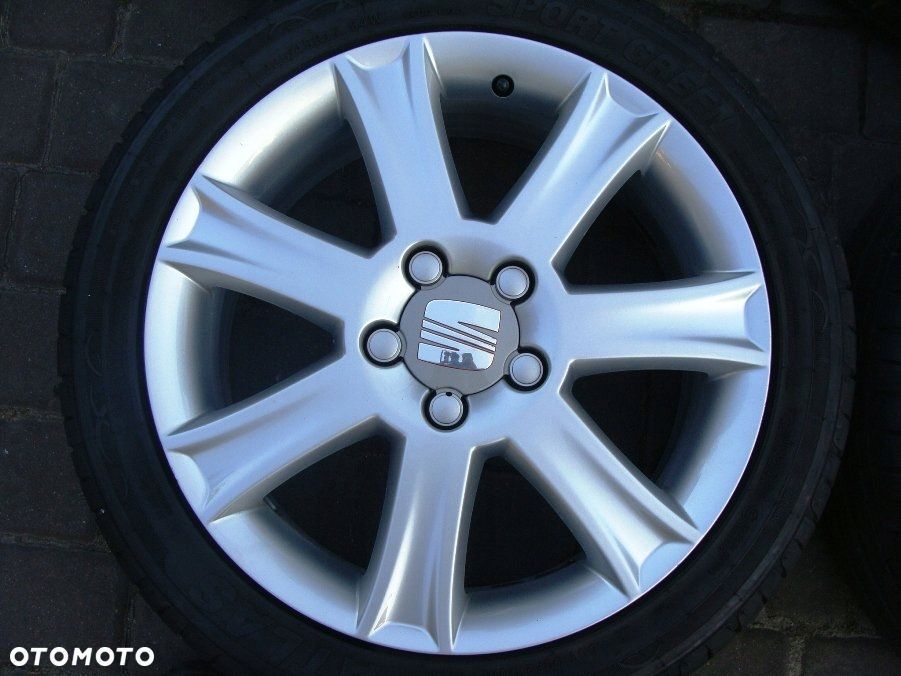 FELGI ALUMINIOWE ORYG.SEAT 17 CALI 5x112 ET54 BDB - 2