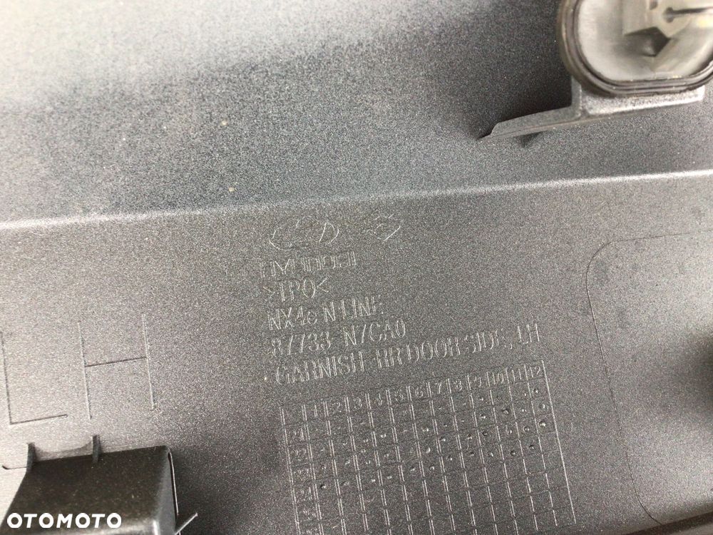 Listwa Drzwi tylnych Lewych Hyundai Tucson lV 4 N Line - 5