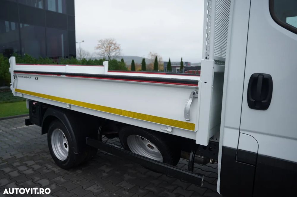 Iveco DAILY 35-160 / BASCULABILĂ - 3,3 M / BASCULARE PE SPATE / ROȚI DUBLE PE SPATE / MANUALĂ / IMPORT / - 25