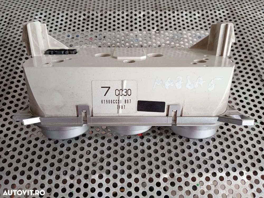 Panou Modul Comenzi Clima Ac Mazda 5  An 2005 -2006-2007-2008-2009-2010 Cod K1900CC30 B07 Factura s - 4