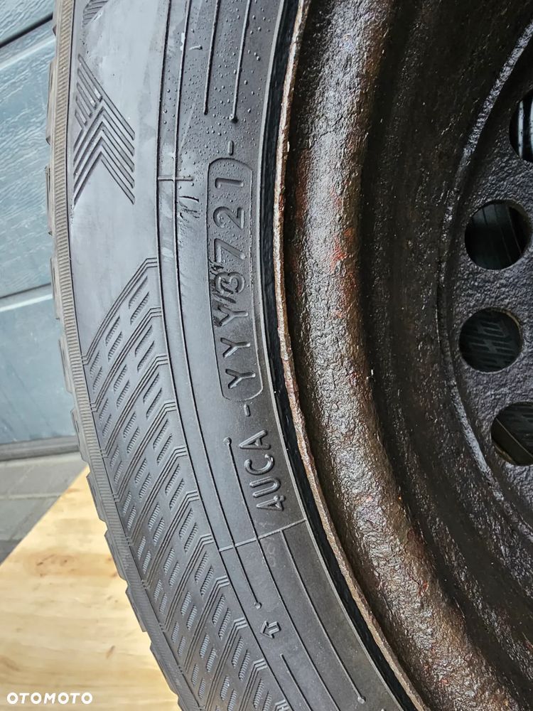 KOŁA FELGI STALOWE OPONY 185/60 R 15 OPEL ASTRA G H MERIVA A CORSA D 4x100 ET43 WIELOSEZON - 7