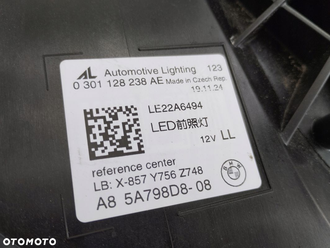 Lampa prawa Full LED BMW 5 G60 G61 SHADOW 5A798D8 - 6
