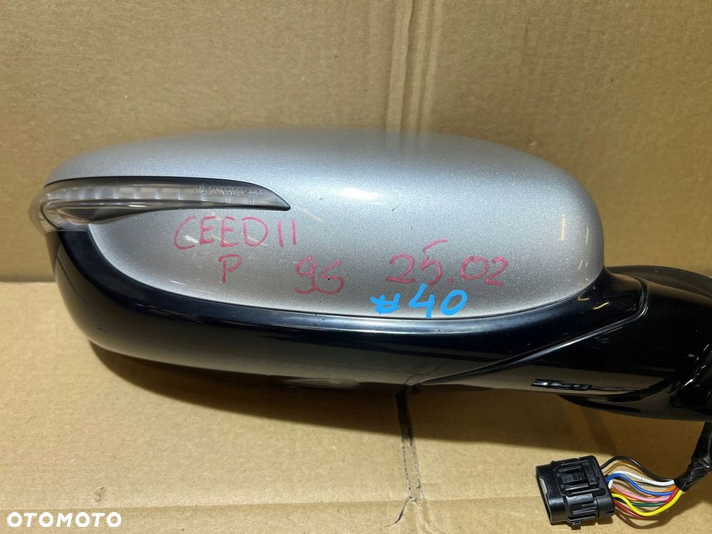 kia ceed ii lusterko prawe 9s 10 pin - 2