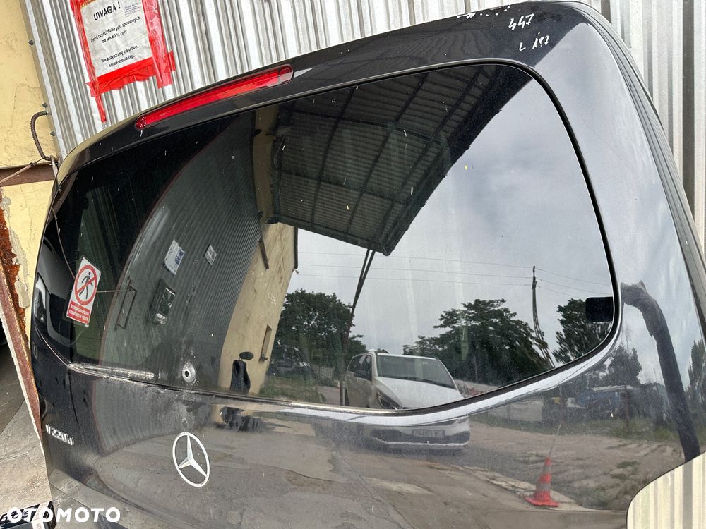 MERCEDES 447 klapa tył szyba tylna vito v klasa Metris  tourer EQV czarna 197 - 5