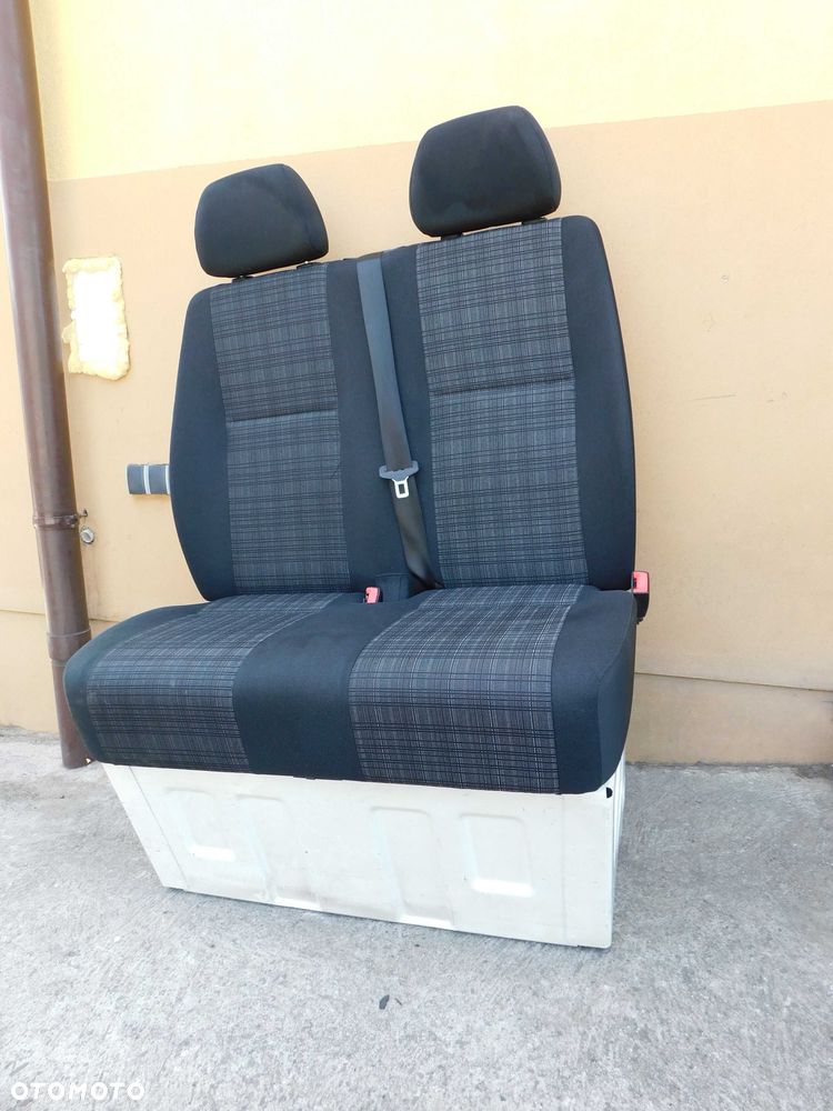 Fotel Pasażera Podwójny Dwójka Mercedes Sprinter W906 VW Crafter Kompletny